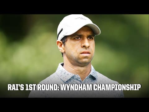 Aaron Rai’s ROUND 1 Wyndham Championship [FULL HIGHLIGHTS] | Golf on ESPN