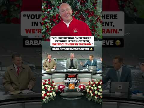 Nick Saban is too funny 😂