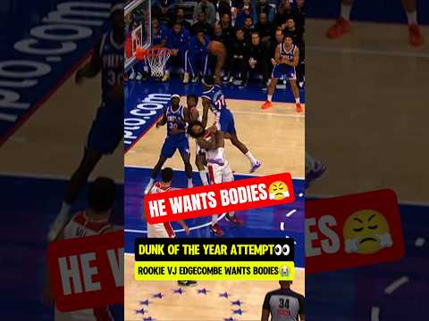 VJ Edgecombe TRIED to NUKE bro😭