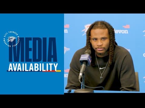 Cason Wallace on OKC being impactful | Post Game Media | December 18, 2025