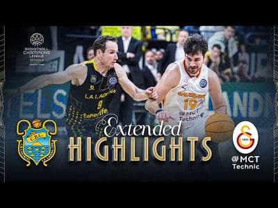 La Laguna Tenerife v Galatasaray MCT Technic | QF | Full Game Highlights | #BasketballCL 2025-26
