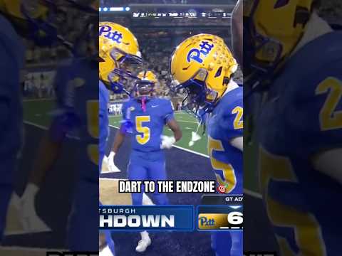 Mason finds Kenny through traffic #pittpanthers #accfootball #football #cfb #sports #collegefootball