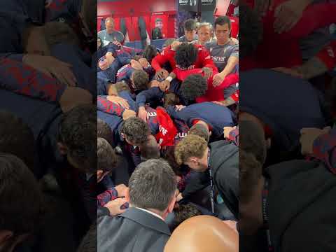 Vestuario de Osasuna antes de medirse ante el Atlético de Madrid en El Sadar #OsasunaAtleti