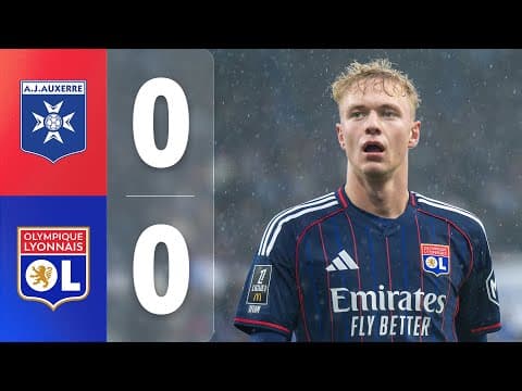 Résumé AJ Auxerre - OL : Greif héroïque offre le nul aux Gones (0-0)