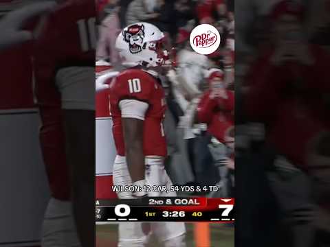 Gritty showing from Will 👊 #ncstate #ncstatewolfpack #accfootball #football #cfb #collegesports