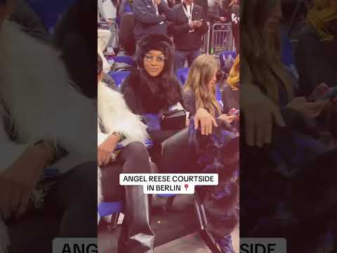 Angel Reese is here for the NBA Berlin game 🏀