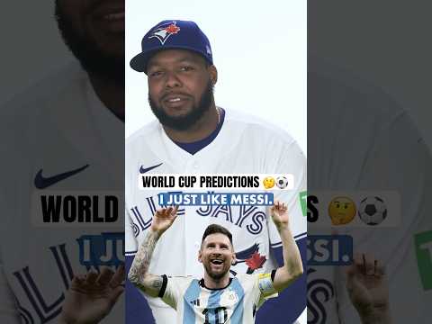 Your Toronto Blue Jays make World Cup Predictions ⚽️ #FIFAWorldCup #Messi #kylianmbappe #Mexico