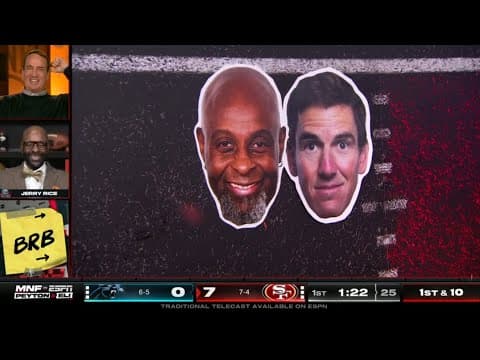 THERE WE GO 👏 49ers legend Jerry Rice is on the PERFECT PREDICTION PANEL with this INT | ManningCast