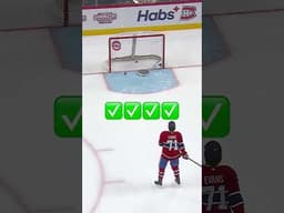 Jake Evans shows off his accuracy 🎯 #NHL #Shorts