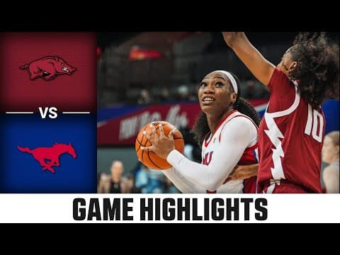 Arkansas vs. SMU Game Highlights | 2025-26 ACC Women's Basketball