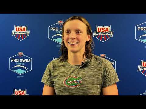 Ledecky After Historic 1500: "That's a pretty crazy start to the year"