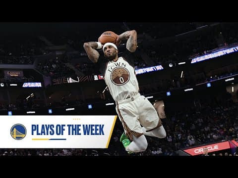 Golden State Warriors Plays of the Week | Week 6 (2025-26 NBA Season)