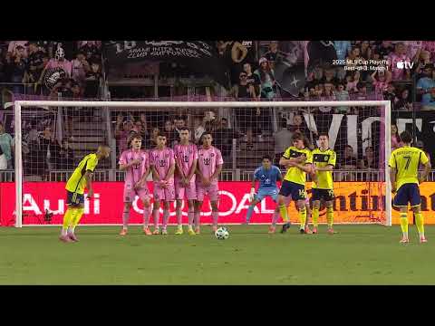 Hany Mukhtar STUNNING FREE KICK GOLAZO! | 2025 Audi MLS Cup Playoffs