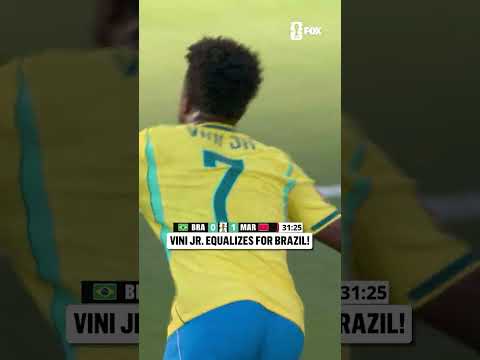 VINI JR. SCORES BRAZIL'S FIRST GOAL OF THE 2026 FIFA WORLD CUP! 🇧🇷