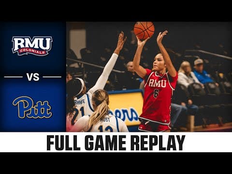 Robert Morris vs. Pitt Full Game Replay | 2025-26 ACC Women's Basketball