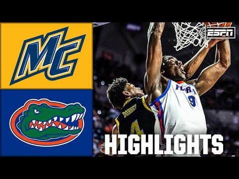 Merrimack Warriors vs. Florida Gators | Full Game Highlights | ESPN College Basketball