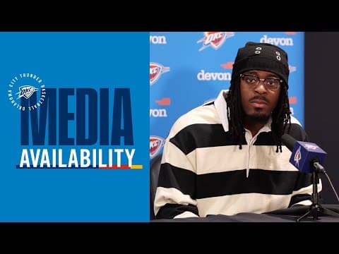 Lu Dort's on his defense | Post Game Media | November 17, 2025