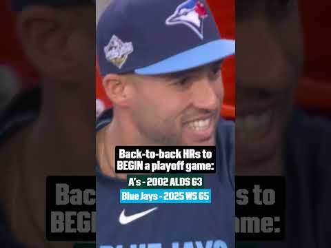 BACK-TO-BACK JACKS! Can't start a #WorldSeries game any better