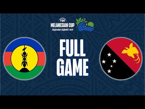 LIVE - New Caledonia v Papua New Guinea | FIBA Women's Melanesian Cup 2025