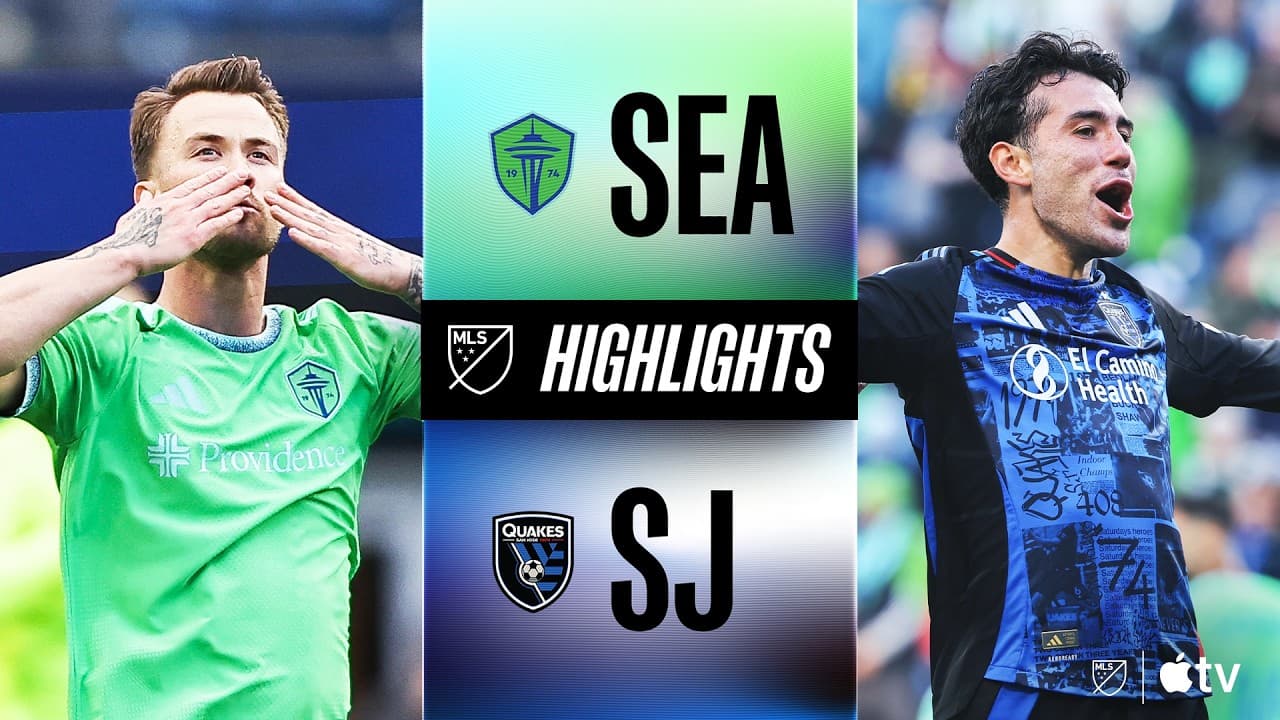 Seattle Sounders FC vs. San Jose Earthquakes | Full Match Highlights | 5-Goal Thriller!