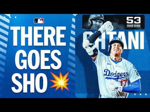 Another night, another homer! Shohei Ohtani ties Schwarber with his 53rd home run 💥  | 大谷翔平ハイライト