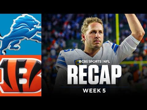 Lions Stay Hot Behind Explosive Offense in Win Over Struggling Bengals | Game Recap