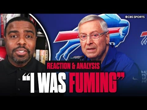 NFL analyst reacts to Terry Pegula's comments on Sean McDermott & Keon Coleman: 'I was fuming'