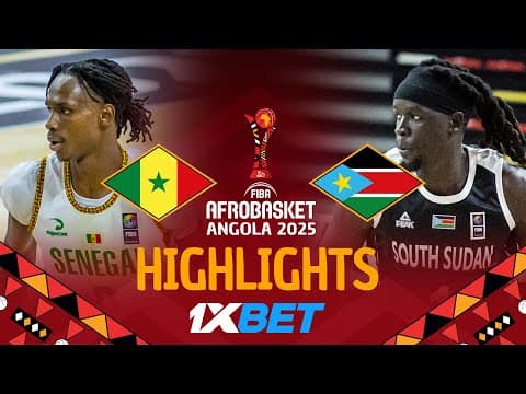 Senegal 🇸🇳 vs South Sudan 🇸🇸 | 1XBET Highlights | #AfroBasket 2025