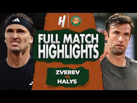 Alexander Zverev vs Quentin Halys - FULL Match Highlights | Round 3 | Roland Garros 2026