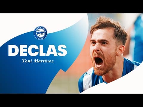 Toni Martínez: "A seguir soñando en esta competición" | Deportivo Alavés