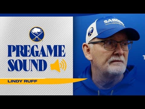 "He Won't Play Today" | LIndy Ruff On Josh Norris Injury Update | Buffalo Sabres
