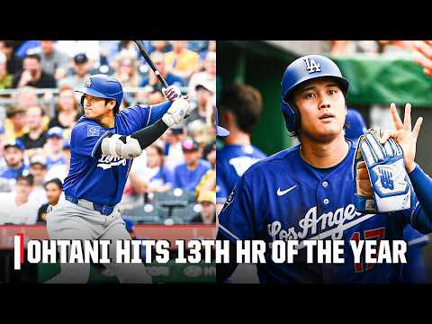 Shohei Ohtani hits his 13th home run of the season in Dodgers win vs. Pirates 🔥 | ESPN MLB