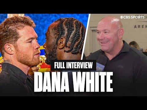 Dana White Shares His Expectations Ahead of Canelo vs Crawford | Full Interview & Preview