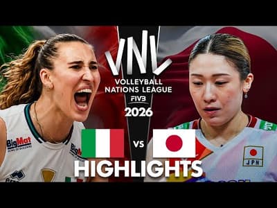 Japan 🇯🇵 vs Italy 🇮🇹 | Highlights | Women's VNL 2026