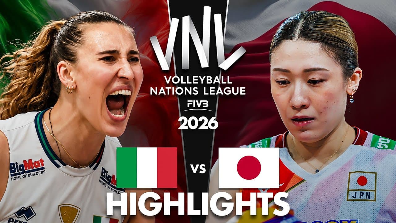 Japan 🇯🇵 vs Italy 🇮🇹 | Highlights | Women's VNL 2026