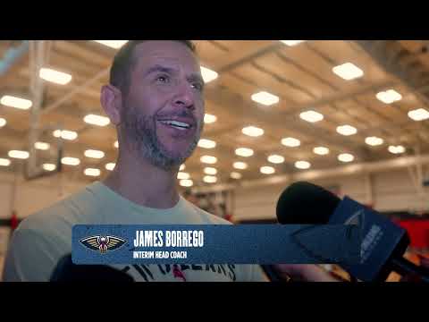 James Borrego on 'infectious spirit' from team, Jordan Poole | Pelicans Practice 12/16/2025