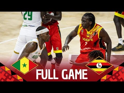 Group Phase | Senegal v Uganda | Full Basketball Game | FIBA AfroBasket 2025