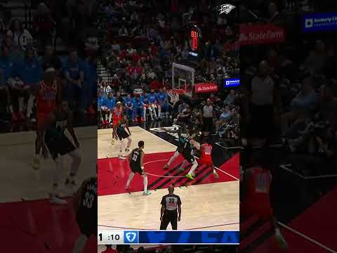 Cason find JDUB for the JAM 💥 #okcthunder #nba