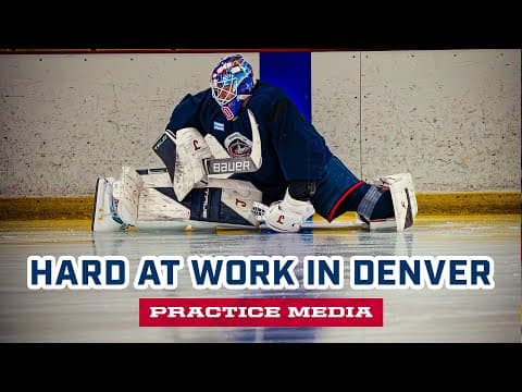 Adjusting to the altitude! Hear from Charlie Coyle and Dean Evason after the team's skate in Denver.