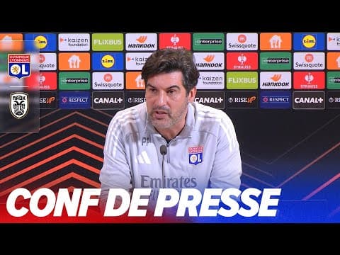 Paulo Fonseca avant OL - PAOK : "Nous jouerons pour gagner"