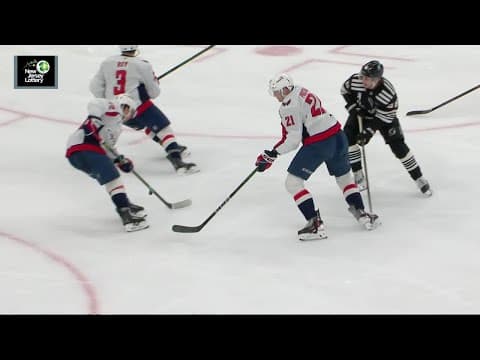 Anthony Beauvillier scores a goal against the New Jersey Devils