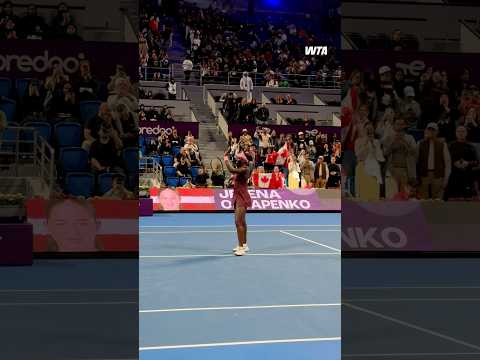 FINAL BOUND! 👏 Vicky Mboko books her spot in the Doha final in straight sets against Ostapenko