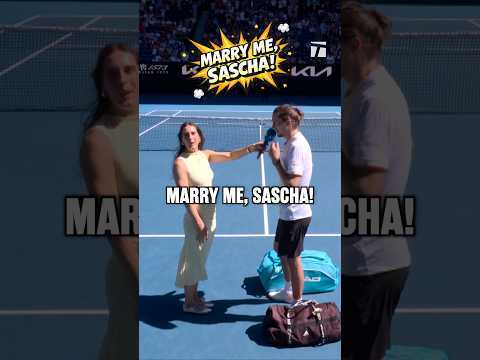 It’s a German thing. 🇩🇪🤣 #funny #tennis #zverev #ausopen #germany #petkovic