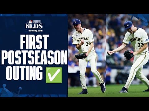 FULL: Jacob Misiorowski's 3 scoreless innings of one-hit ball in 1st career Postseason outing 😤