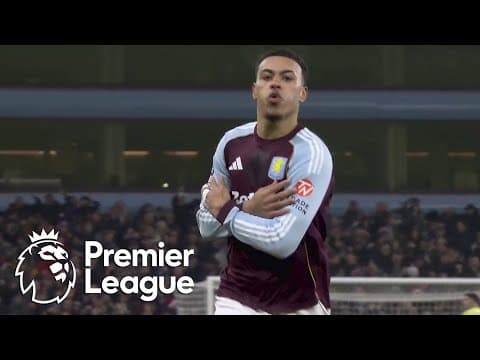 Morgan Rogers blasts Aston Villa 2-1 in front of Manchester United | Premier League | NBC Sports