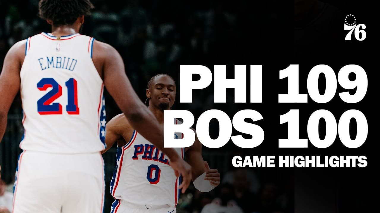 Game Highlights: SIXERS STUN BOSTON IN GAME SEVEN
