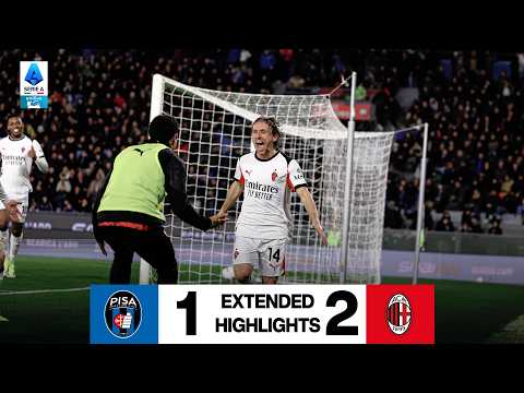 Extended Highlights | LUKA MODRIĆ: decisivo nel finale | Pisa AC Milan 1-2 | Serie A 2025/26