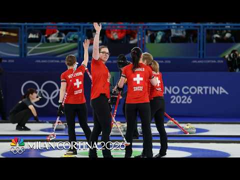 Switzerland curling rides late push to beat Great Britain | Winter Olympics 2026 | NBC Sports