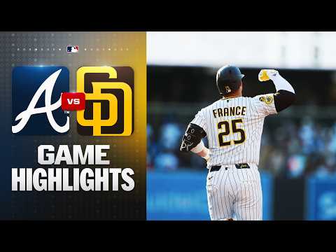 Braves vs. Padres Game Highlights (6/24/26) | MLB Highlights