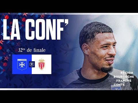 Coupe de France - La conférence de presse de Christophe Pelissier et Théo De Percin avant AJA-Monaco